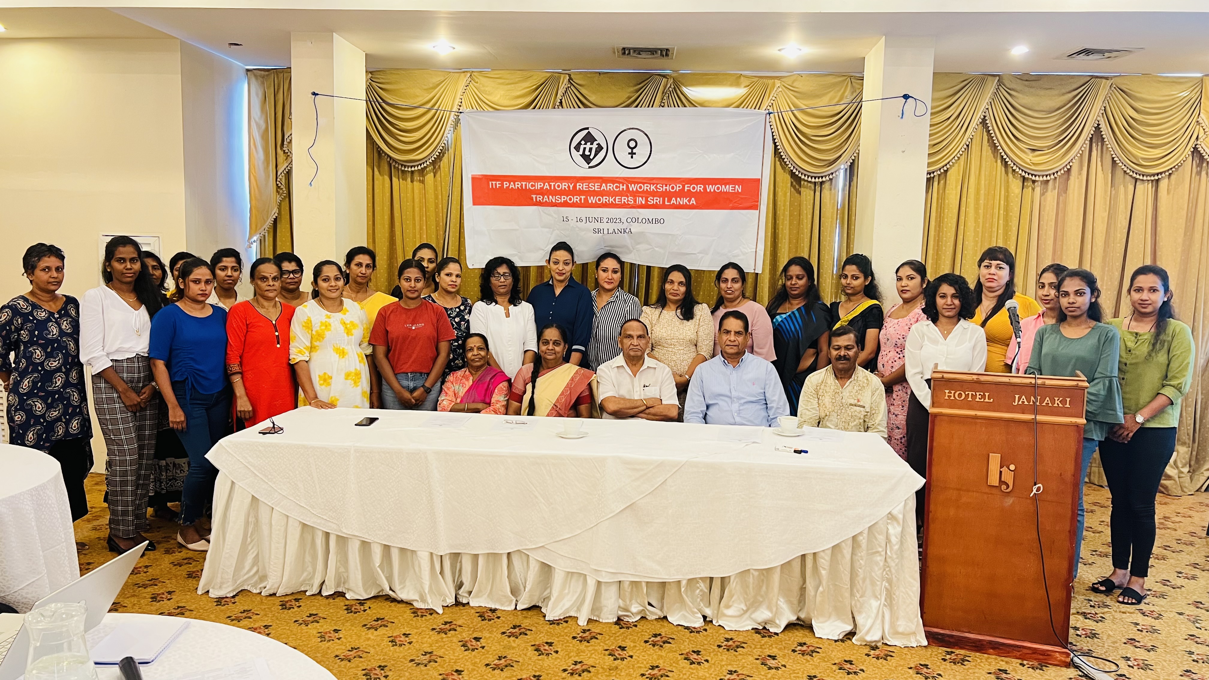 ITF Participatory Research Workshop for Women Transport Workers